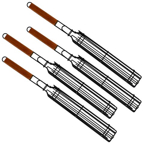 Nonstick Grilling Kabob Baskets, Set of 4