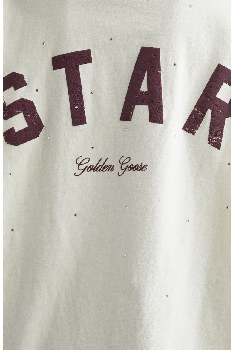 Distressed Boxy Cotton T-Shirt, Alternate, color, HERITAGE WHITE