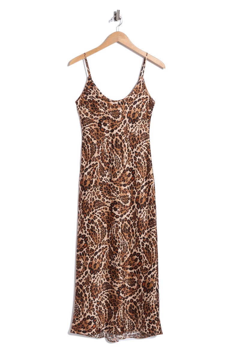 Chalia Silk Midi Slipdress, Alternate, color, CINNAMON SW PAISLEY LEOPARD