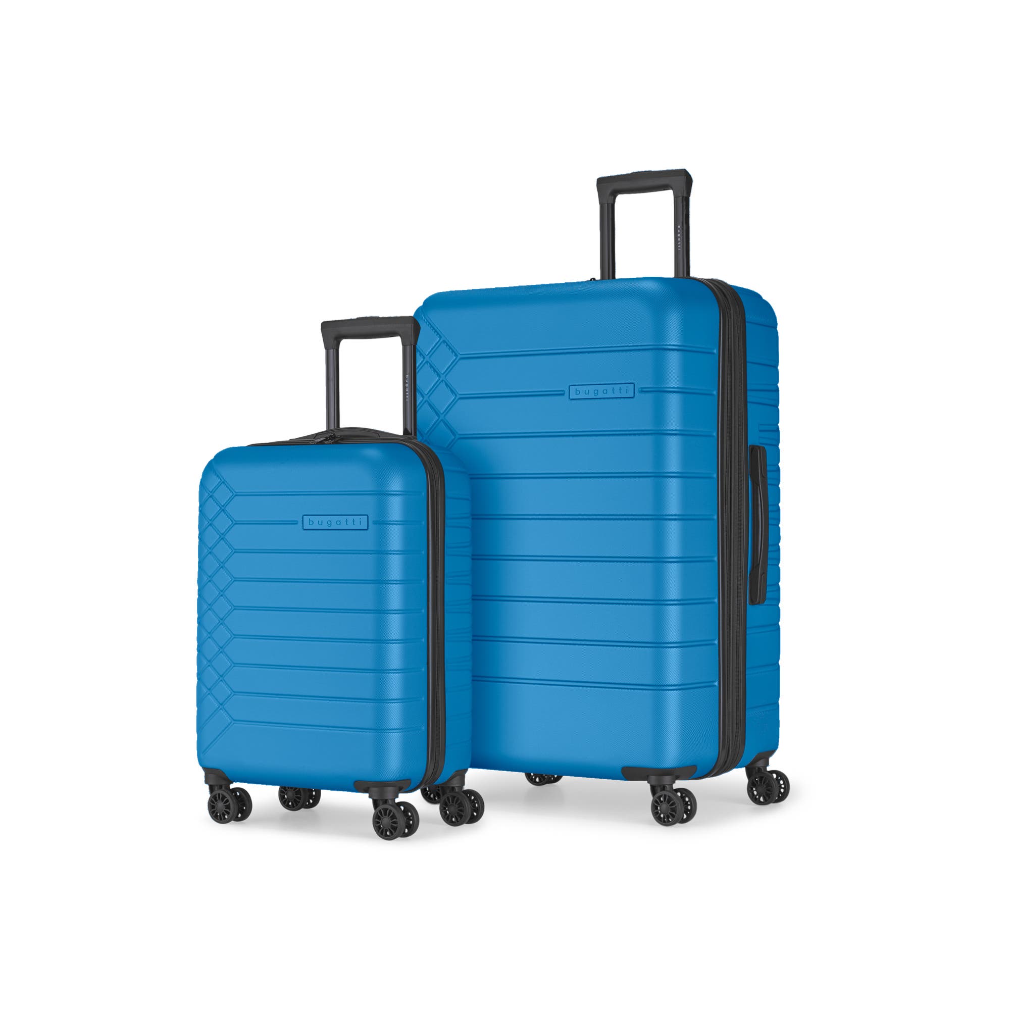 bugatti Mecca 2 Piece Hardside Luggage Set with Expansion, Main, color, Azure
