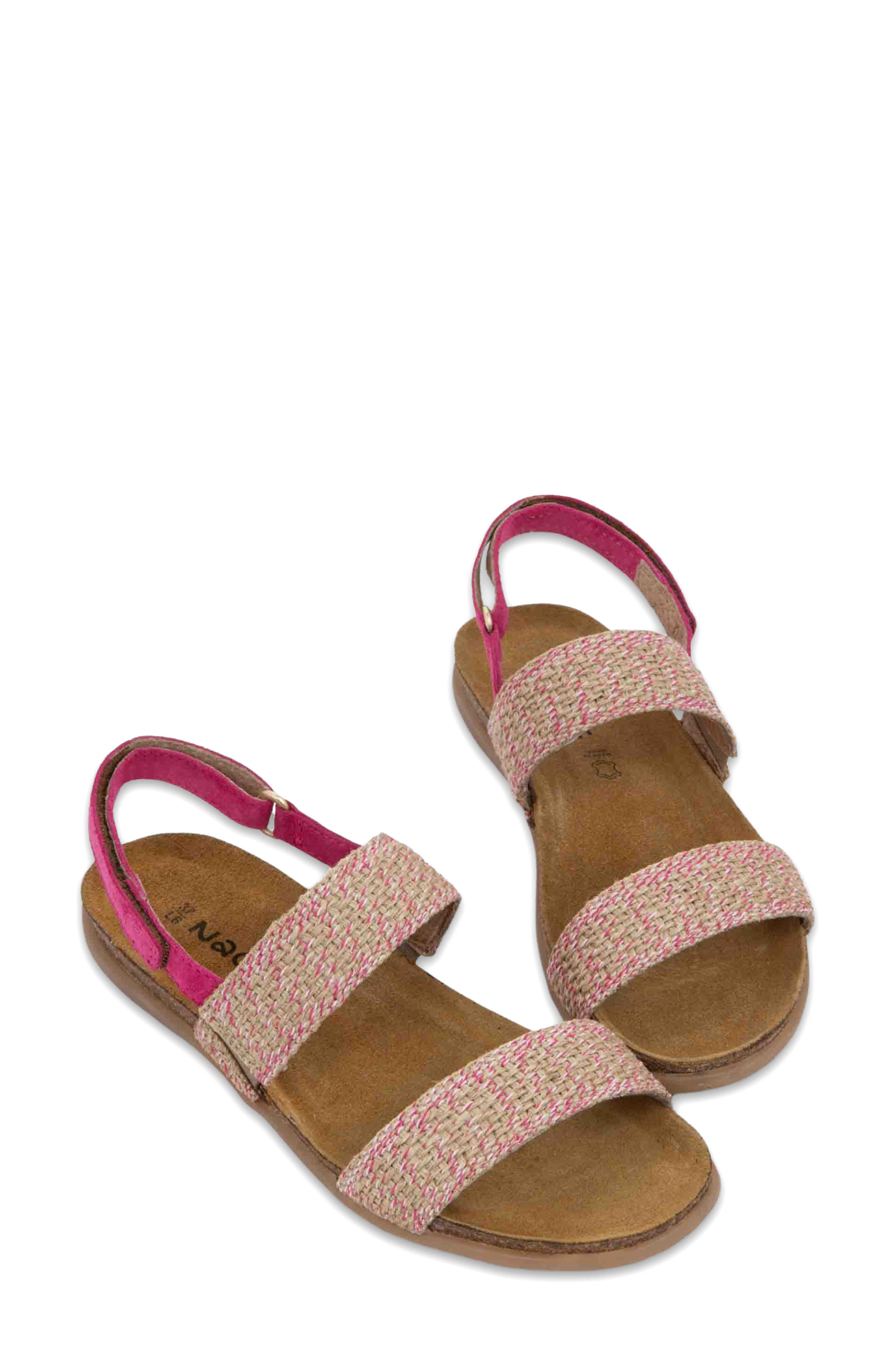 Dylan Slingback Sandal, Alternate, color, PINK FUCHSIA/ PINK
