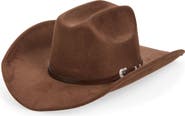 Tasha Western Cowboy Hat with Stud Leather Band