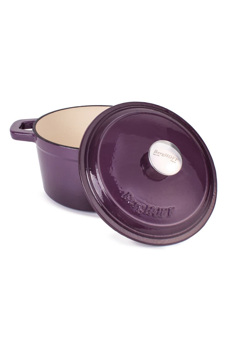 BergHOFF Neo 5-Piece Cast Iron Set, Alternate, color, Purple