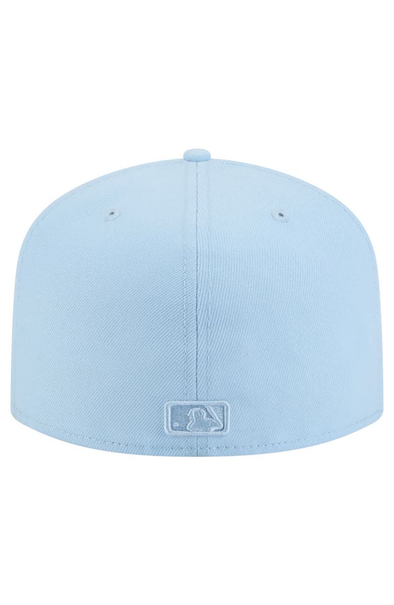 New Era Men's New Era Light Blue Tampa Bay Rays Color Pack A-Frame 59FIFTY Fitted Hat, Alternate, color,
