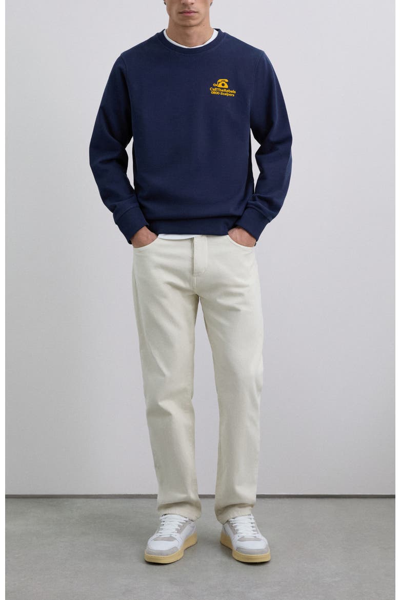 Rebels Flock Sweater, Alternate, color, Darknavy
