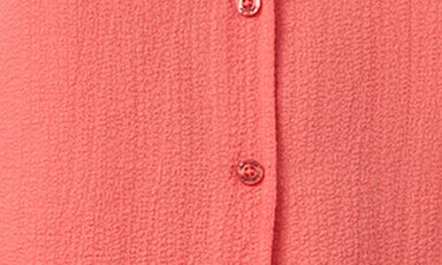 Splendid Button Front Tank & Crop Pants Pajamas In Orange