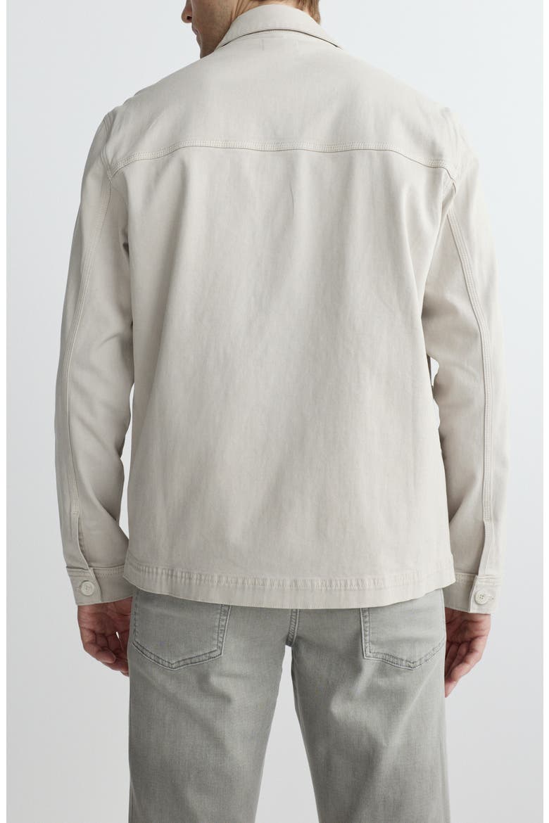 Sean DL Twill Shirt Jacket, Alternate, color, CHALK