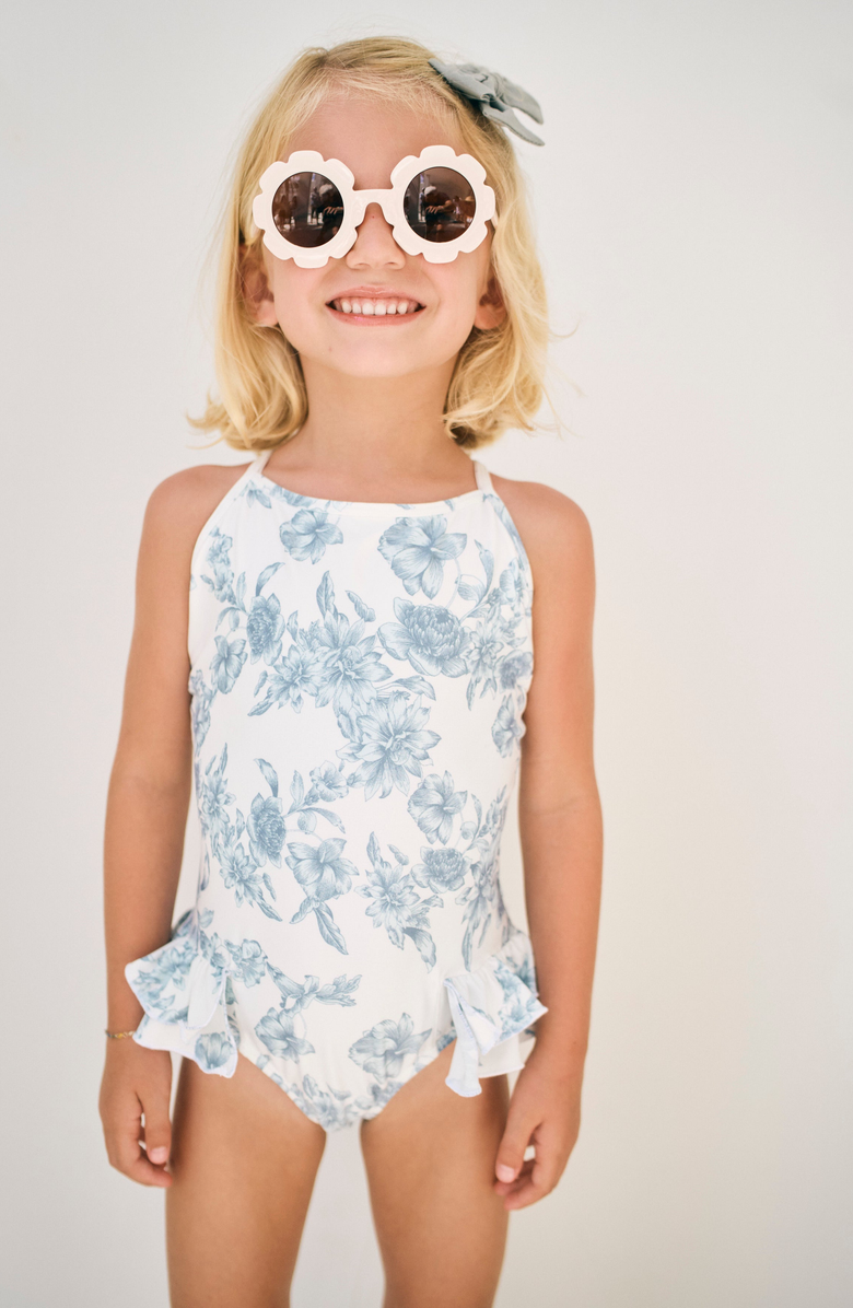 Hermoza Little Clementine One-Piece Swimsuit, Main, color, 