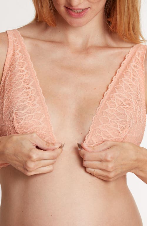 Cache Coeur Bliss Maternity And Nursing Bra In Orange