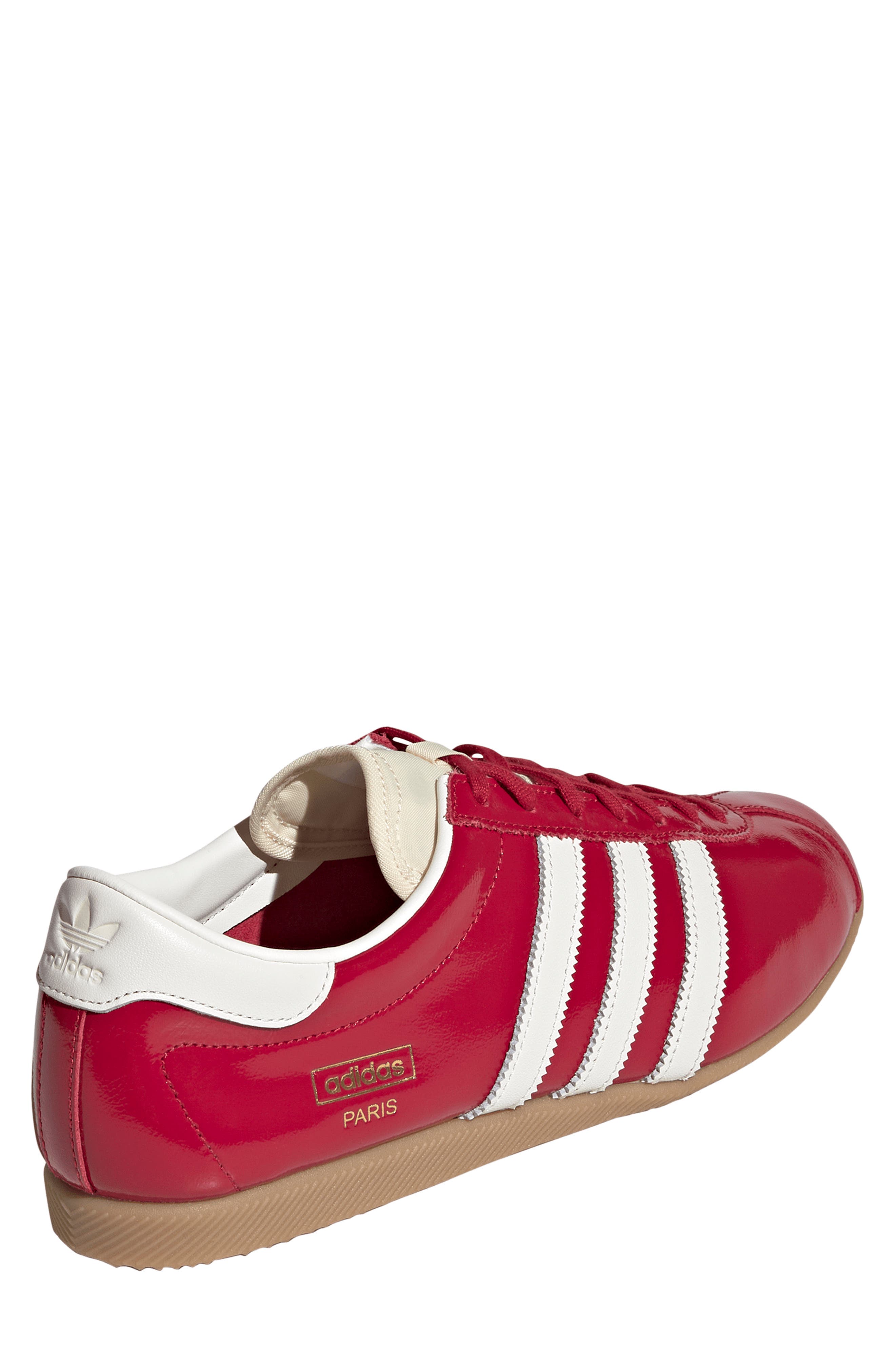 Gender Inclusive Paris Sneaker, Alternate, color, VICTORY RED/ OFF WHITE/ GUM