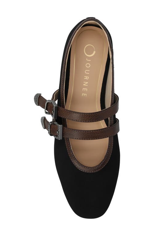 Journee Collection Florene Double Buckle Mary Jane Flat