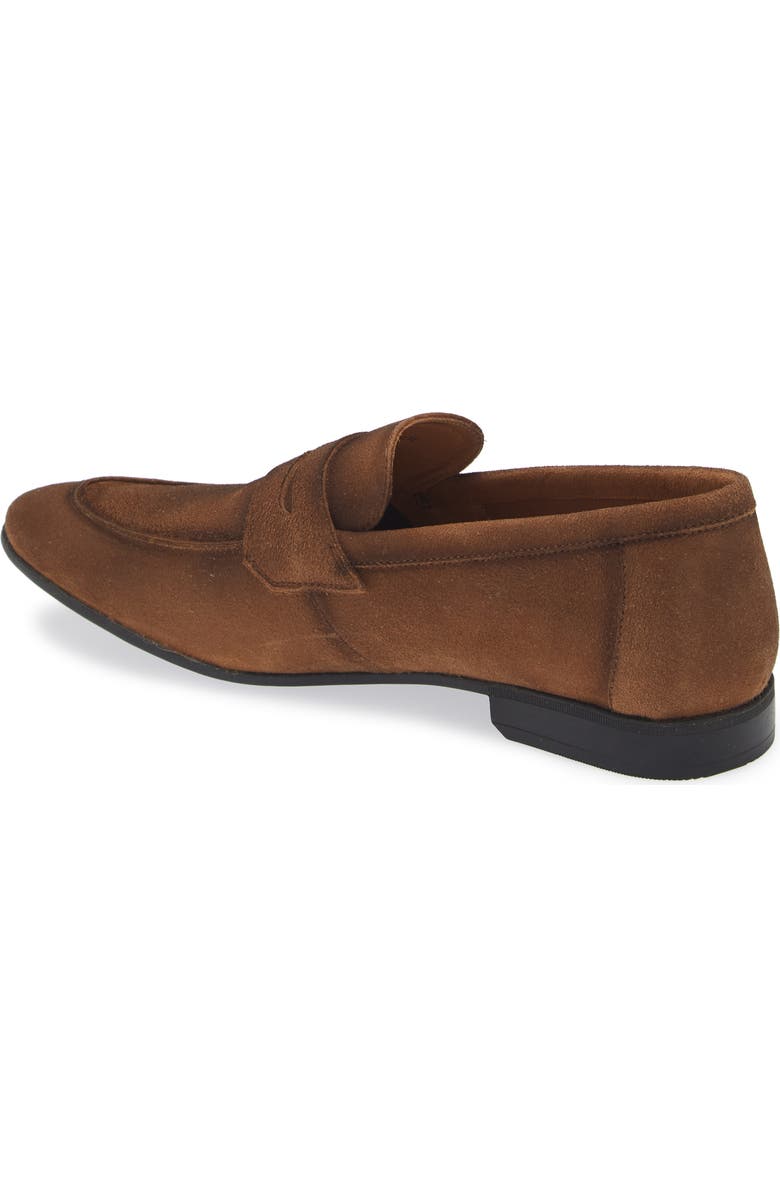 Nordstrom Knox Flexible Penny Loafer, Alternate, color, Brown Bronze