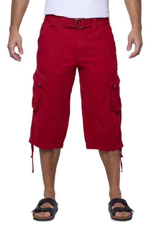Belted Cargo Shorts