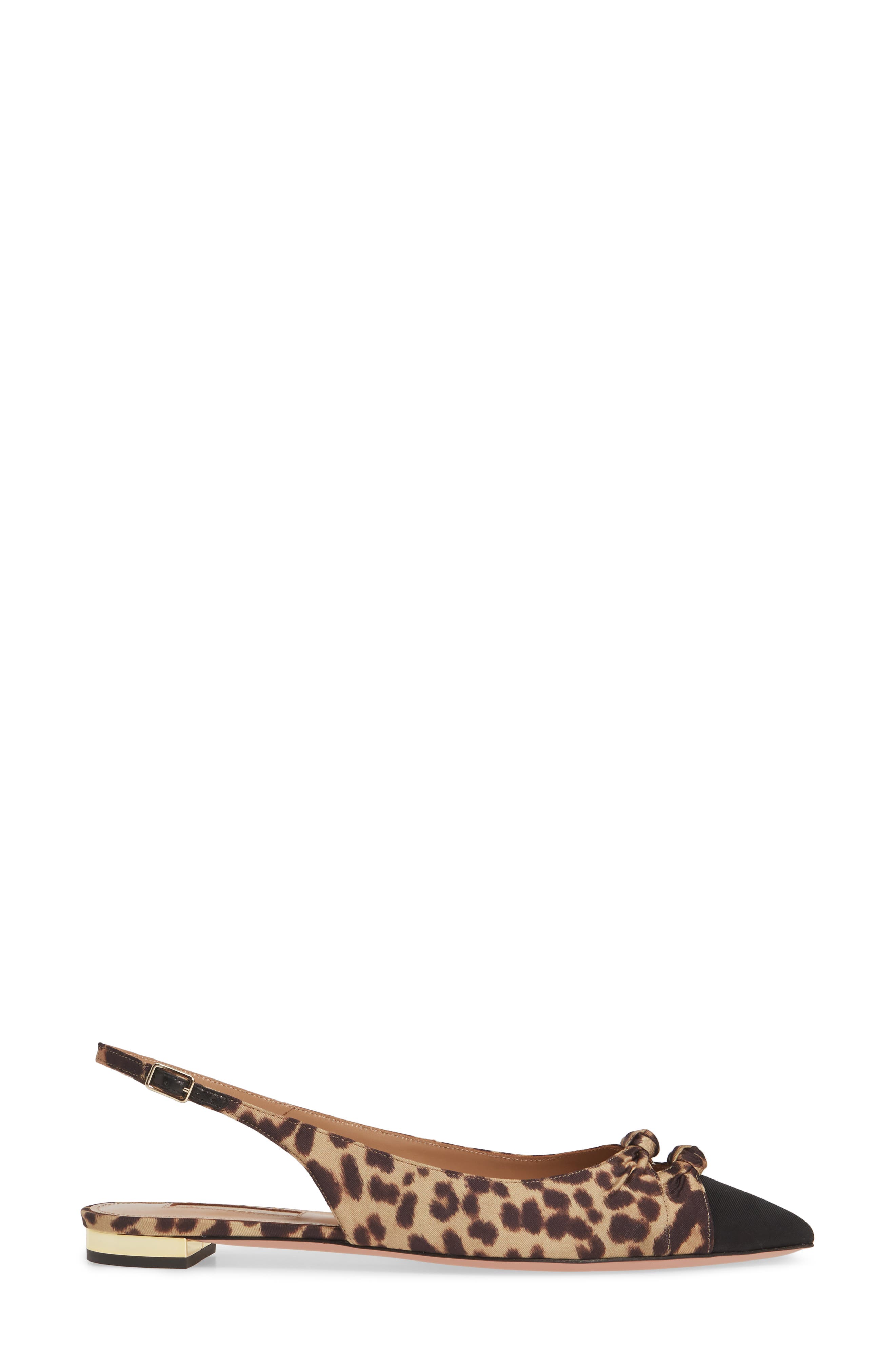 Aquazzura Mondaine Slingback Flat, Alternate, color, 