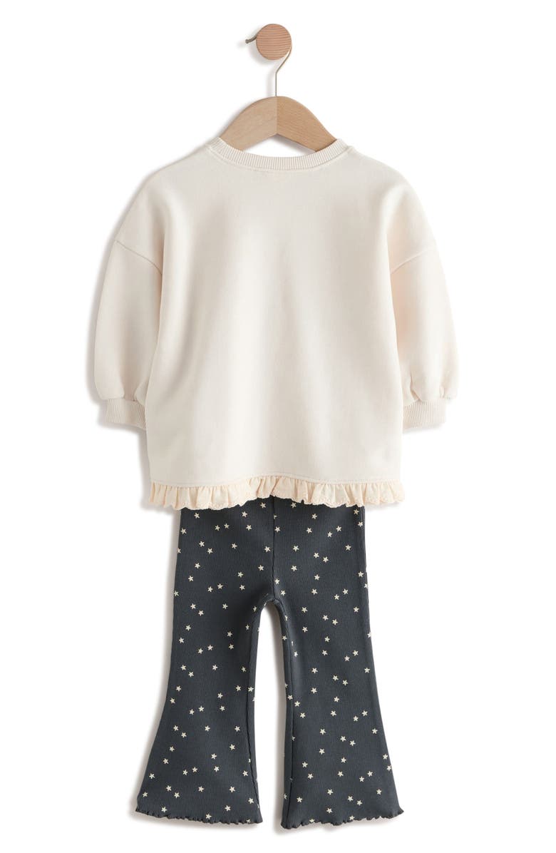 NEXT Kids' Witch Halloween Graphic Sweatshirt & Flare Leggings Set, Alternate, color, Light Pink