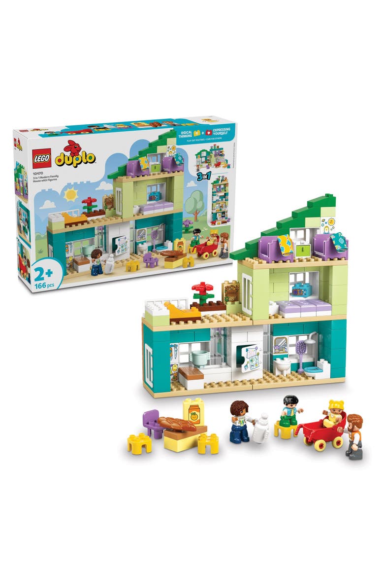 LEGO® DUPLO® 3-In-1 Modern Family House with Figures - 10470, Main, color, Multicolor