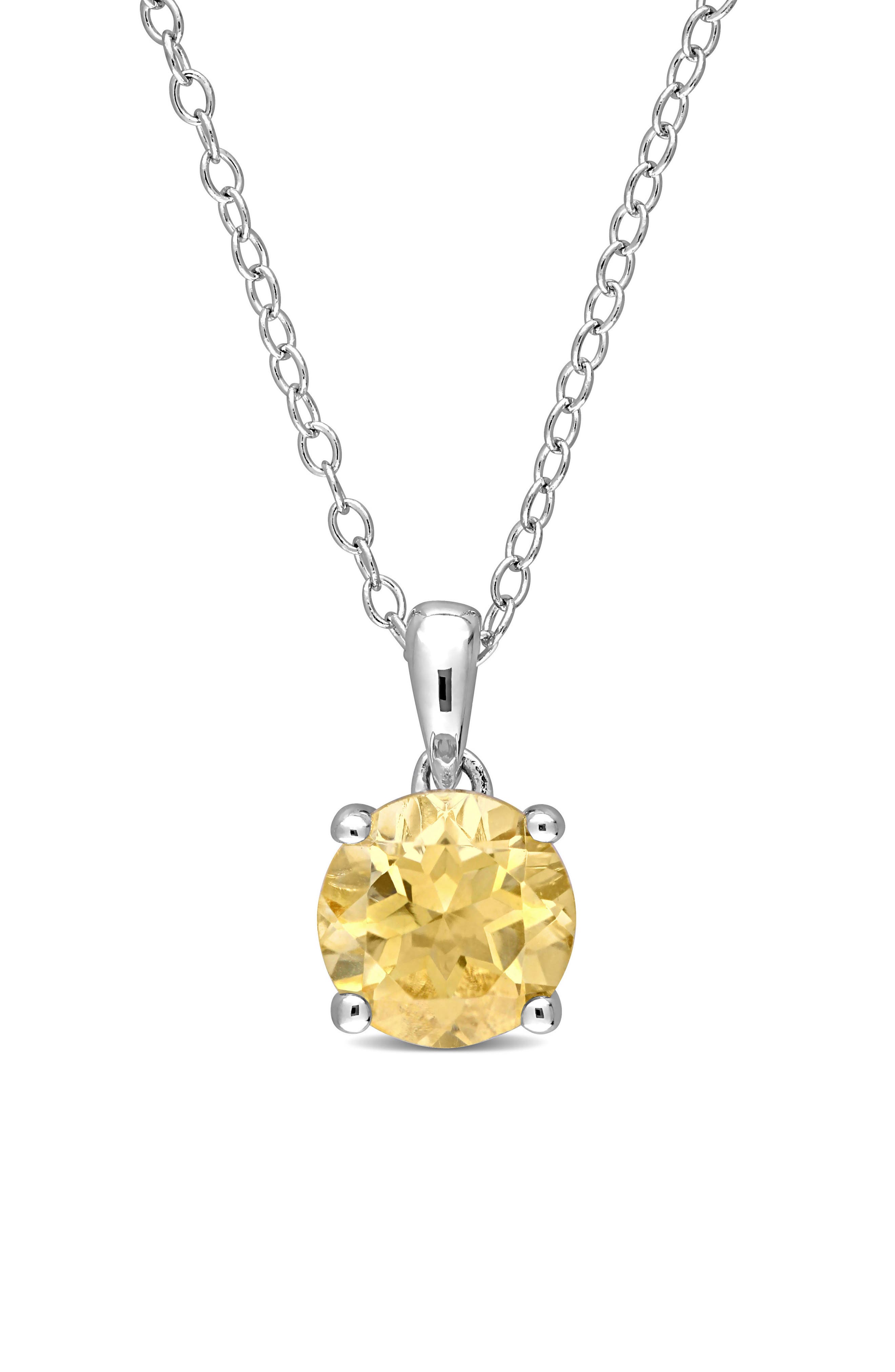 DELMAR Citrine Pendant Necklace