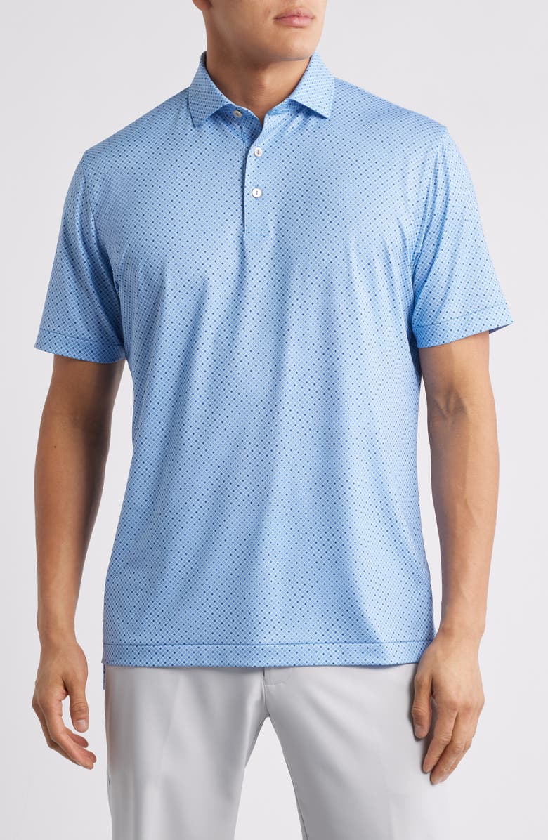 Peter Millar Ellen Performance Jersey Polo, Main, color, 