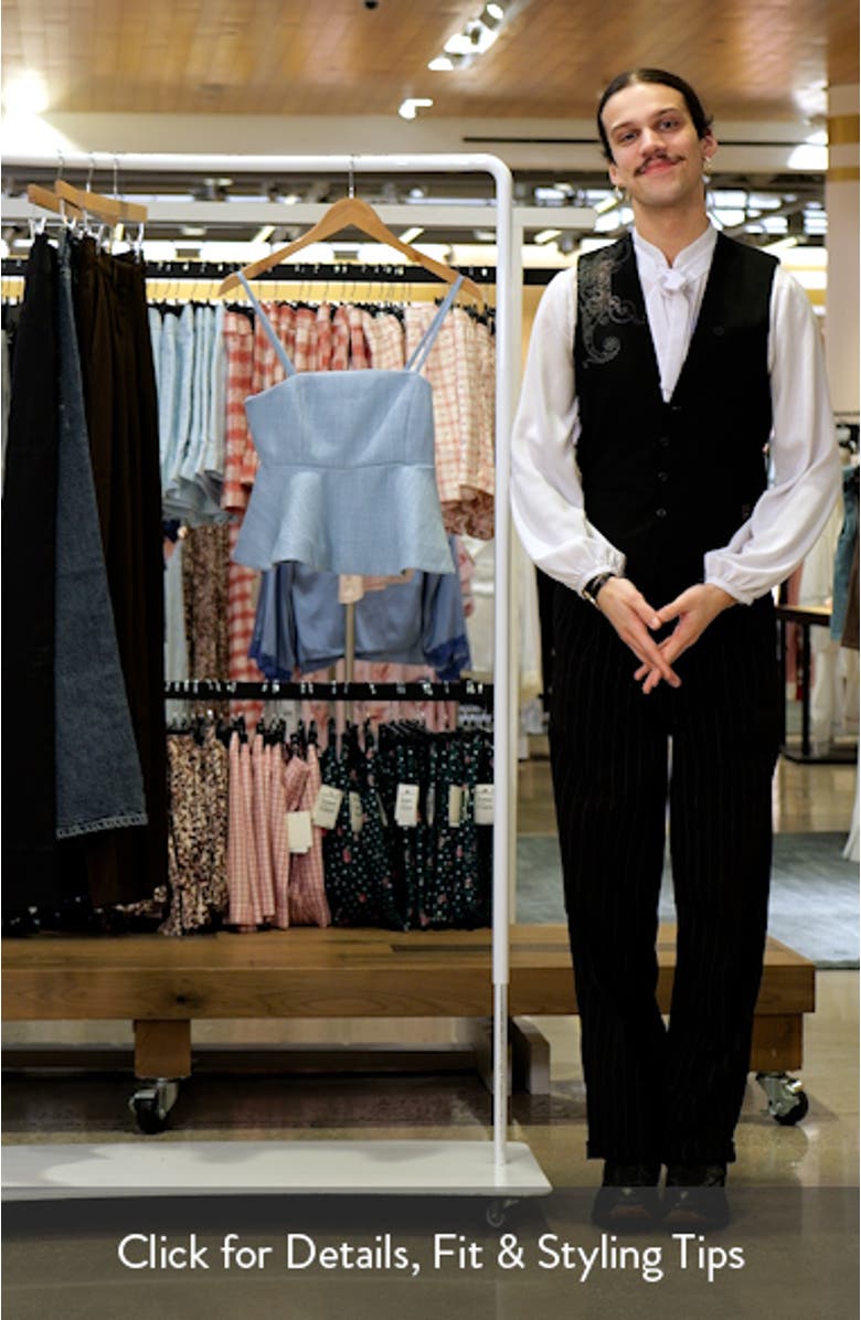 Tweed Peplum Camisole, sales video thumbnail