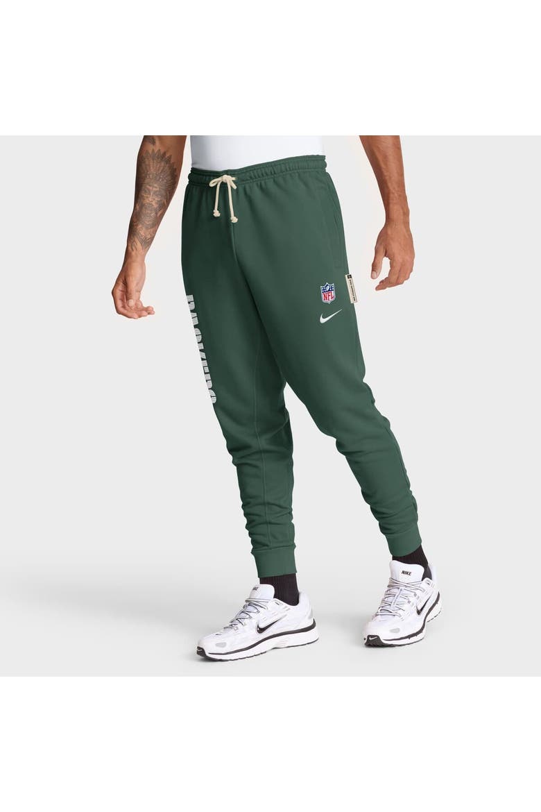 Men's Nike Green Green Bay Packers Sideline Standard Issue Ground Game Dri-FIT Taper Pants, Alternate, color, Green