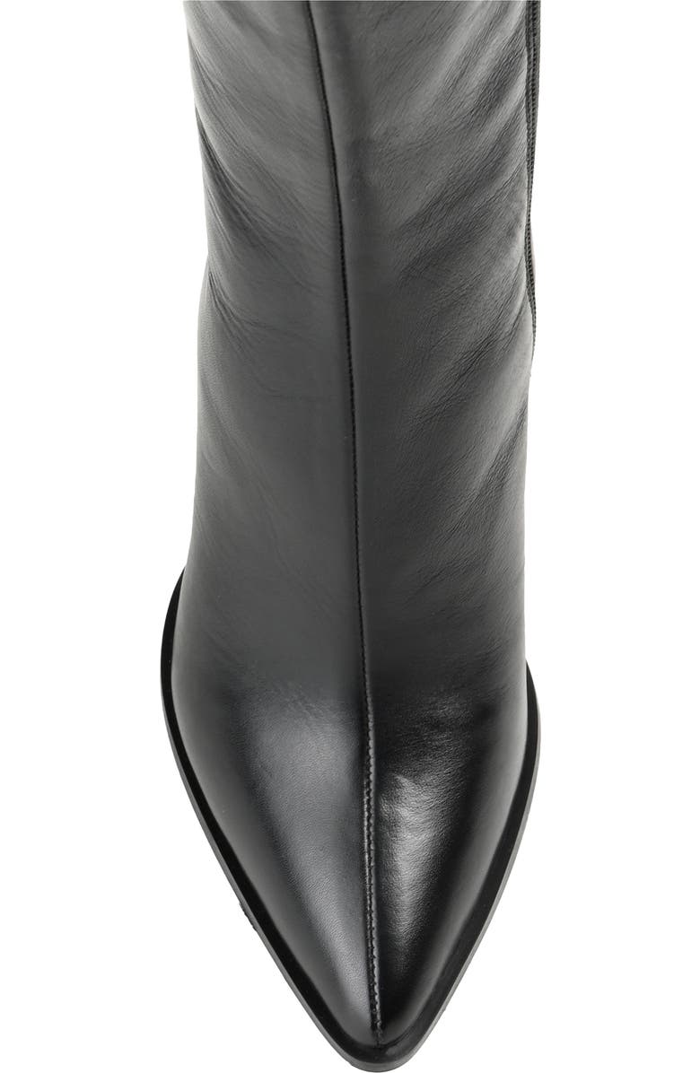 Journee Signature Laila Leather Boot, Alternate, color,