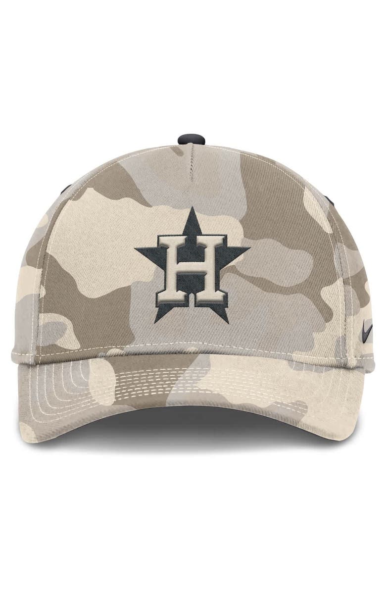 Nike Men's Nike Natural Houston Astros Camo Pack Rise Adjustable Hat, Alternate, color, Natural
