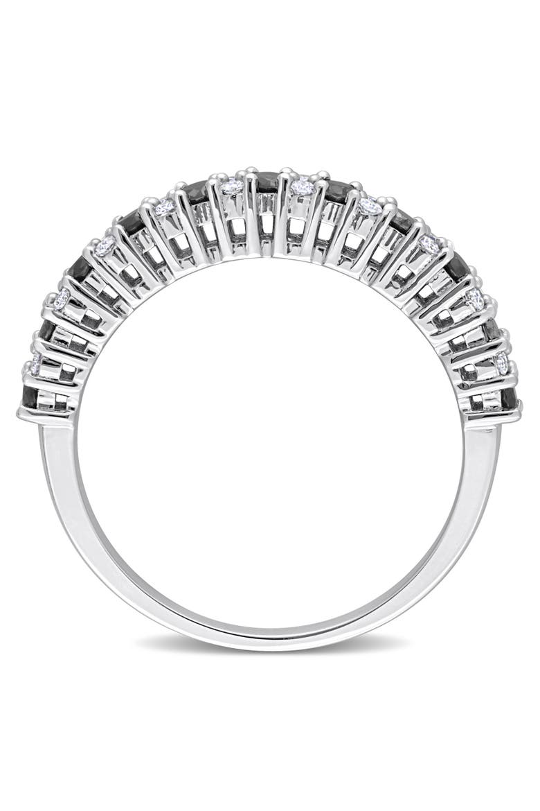 1/2 CTW Black & White Diamond Band 14k, Alternate, color, Diamond