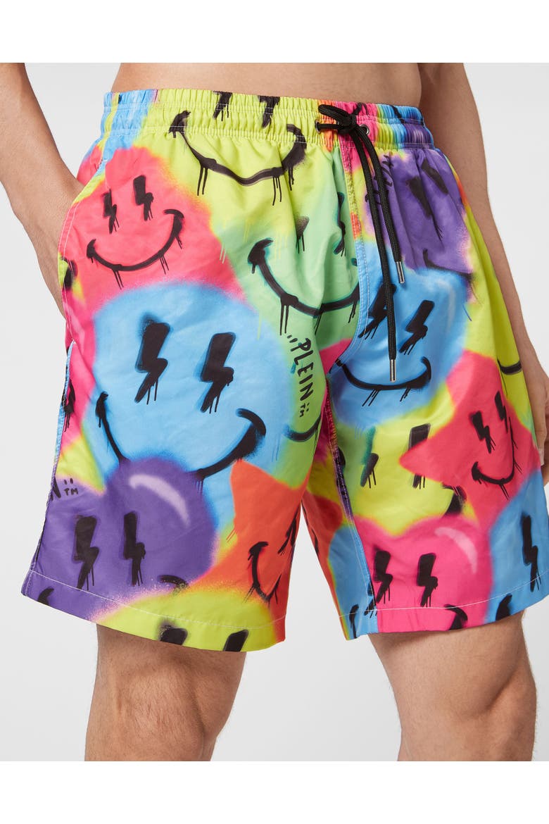 Swim-Trunks Smile Men, Alternate, color, multicolor
