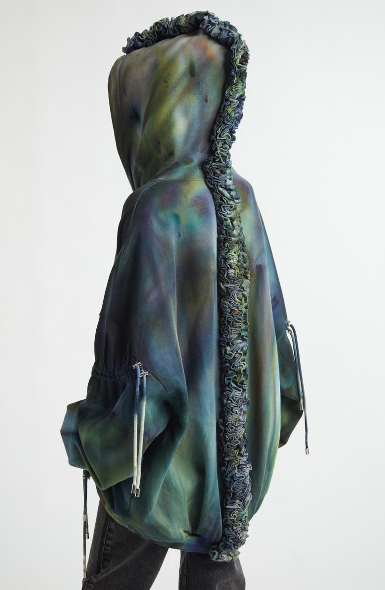 Collina Strada Aurora Mohawk Burst Cotton Hoodie, Alternate, color, Aurora