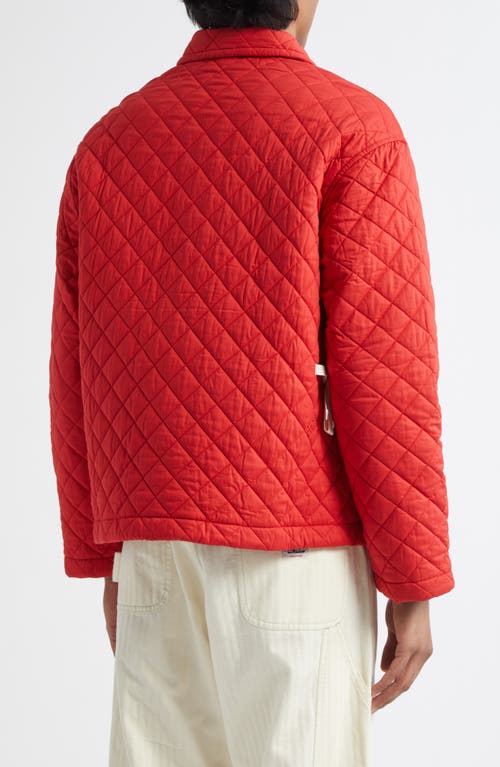 Bode Red Coton Hobby Jacket In Red