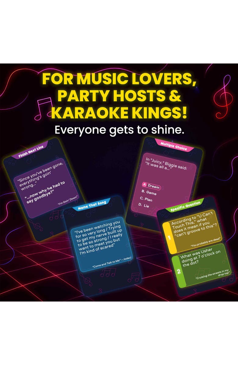 Quokka Who Knows Music Better? Ultimate Music Trivia Games for Adults & Family, Alternate, color, Lyrics Rnb Ext