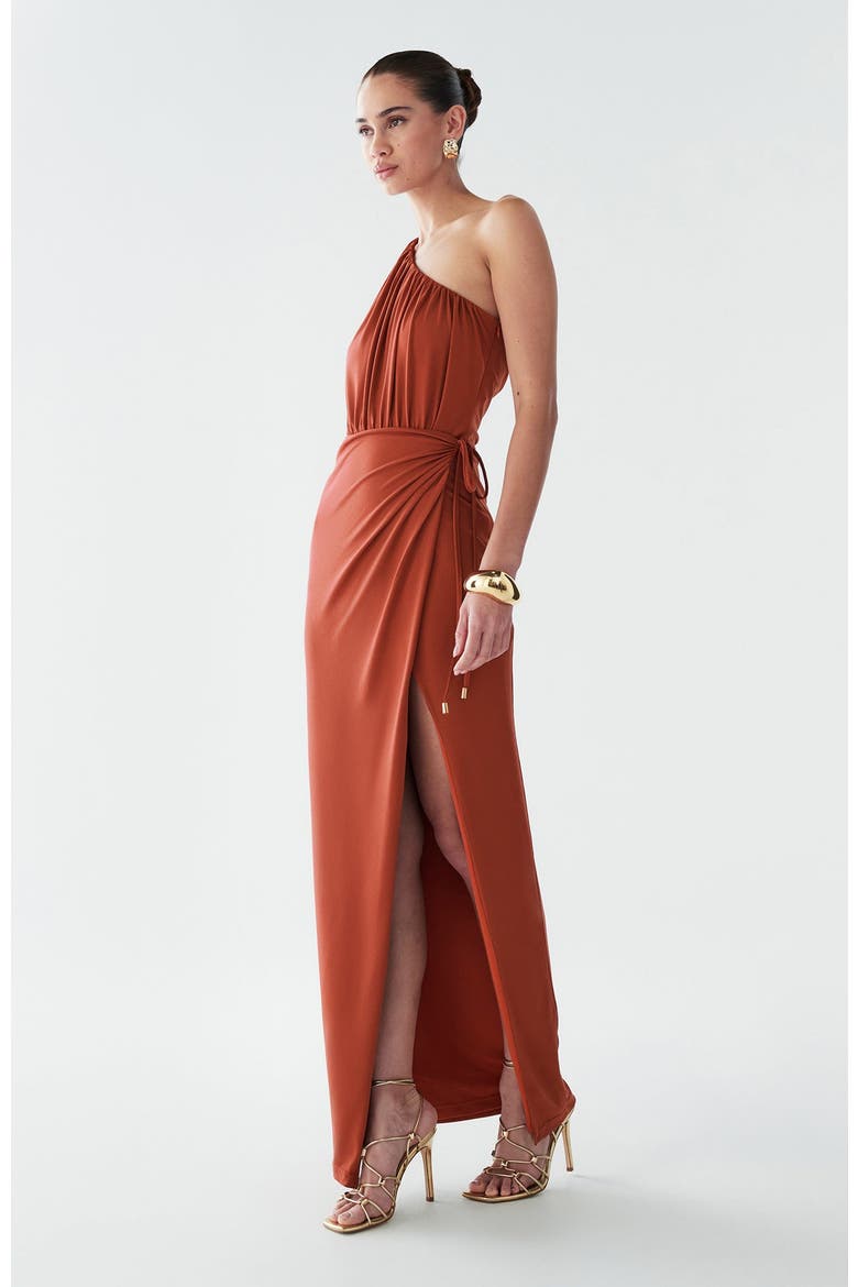 Avenly Maxi Dress, Alternate, color, Copper