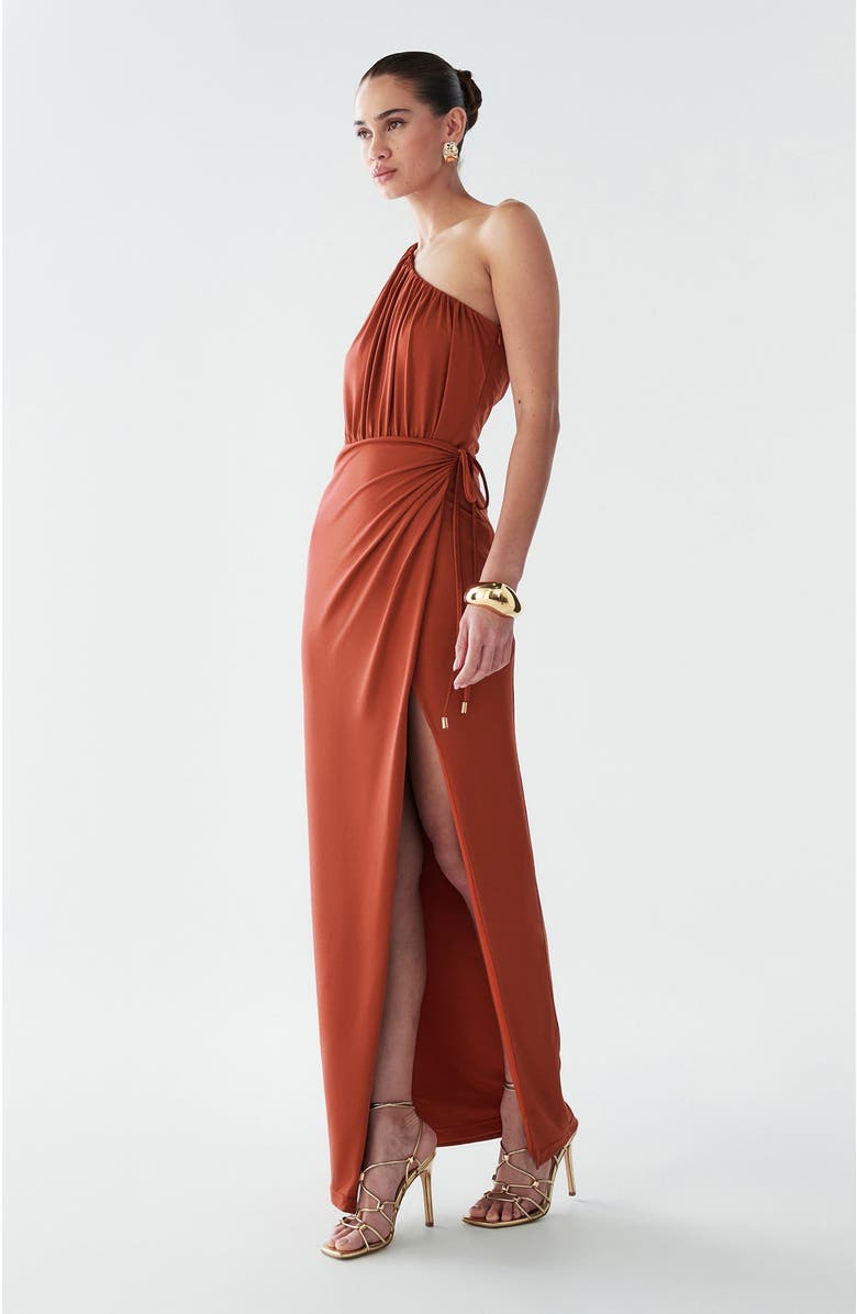 BWLDR Avenly Maxi Dress, Alternate, color, Copper