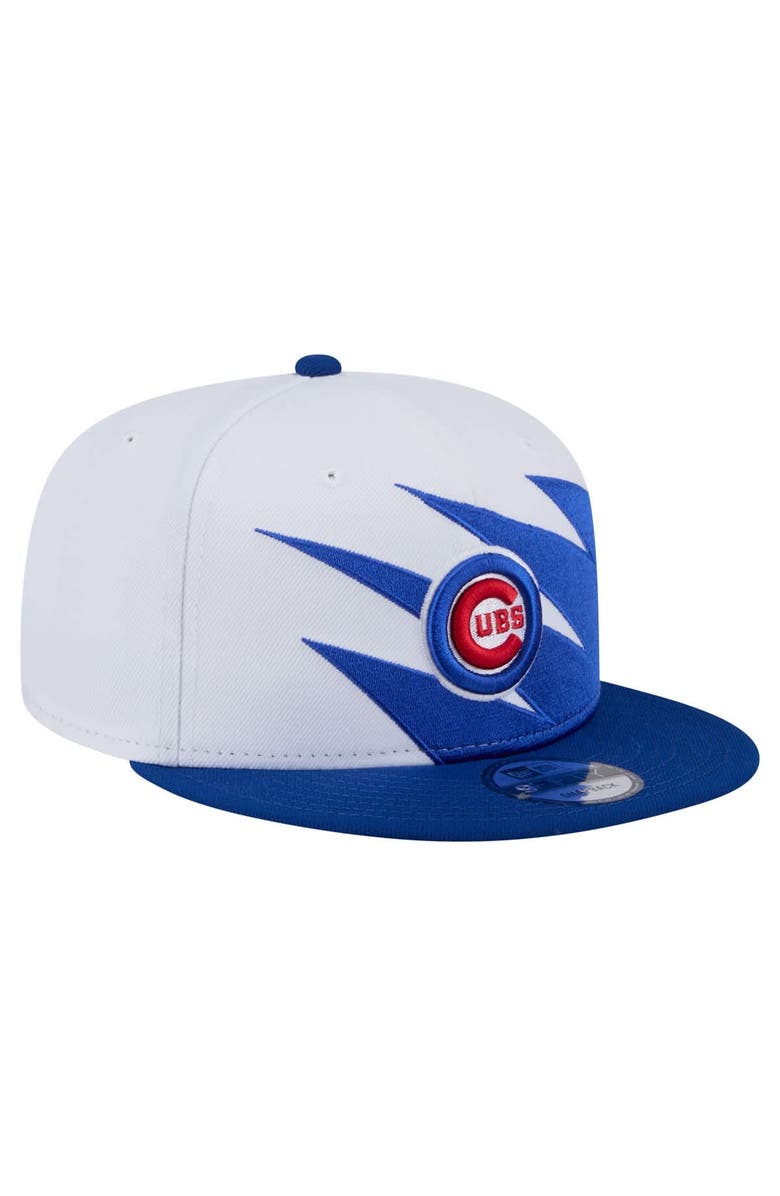 New Era Men's New Era Royal/White Chicago Cubs Jagged 9FIFTY Snapback Hat, Alternate, color, Royal