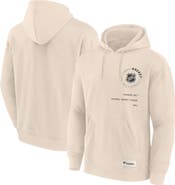 FANATICS Men's Fanatics Cream NHL-Logo Future Ground Info Pullover Hoodie