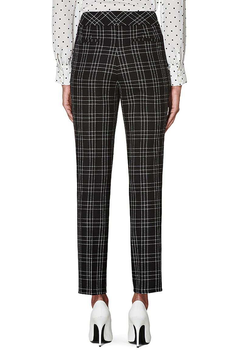 Lane Classic Check Wool Trousers, Alternate, color, BLACK CHECK