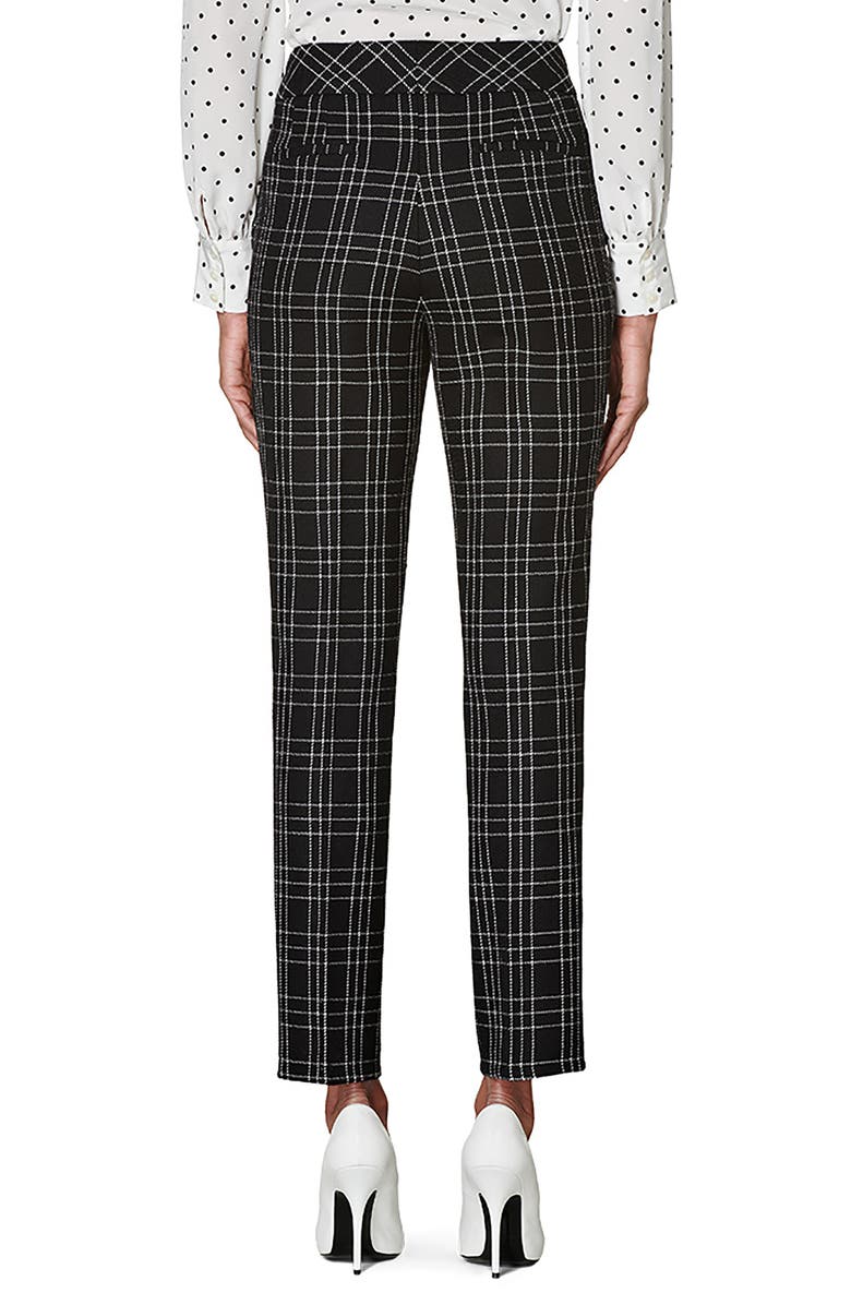 SUISTUDIO Lane Classic Check Wool Trousers, Alternate, color,