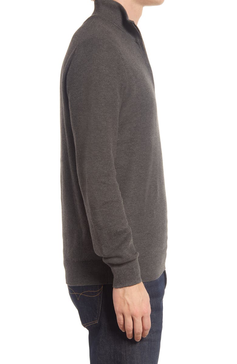 Polo Ralph Lauren Piqué Quarter Zip Pullover, Alternate, color,