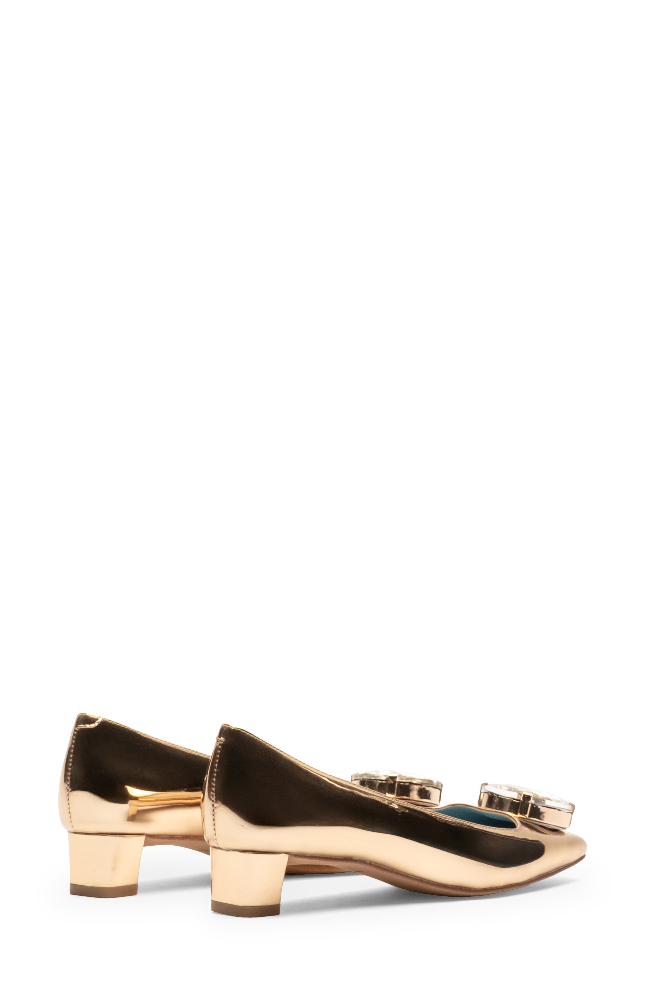 Mary Square Toe Pump, Alternate, color, GOLD