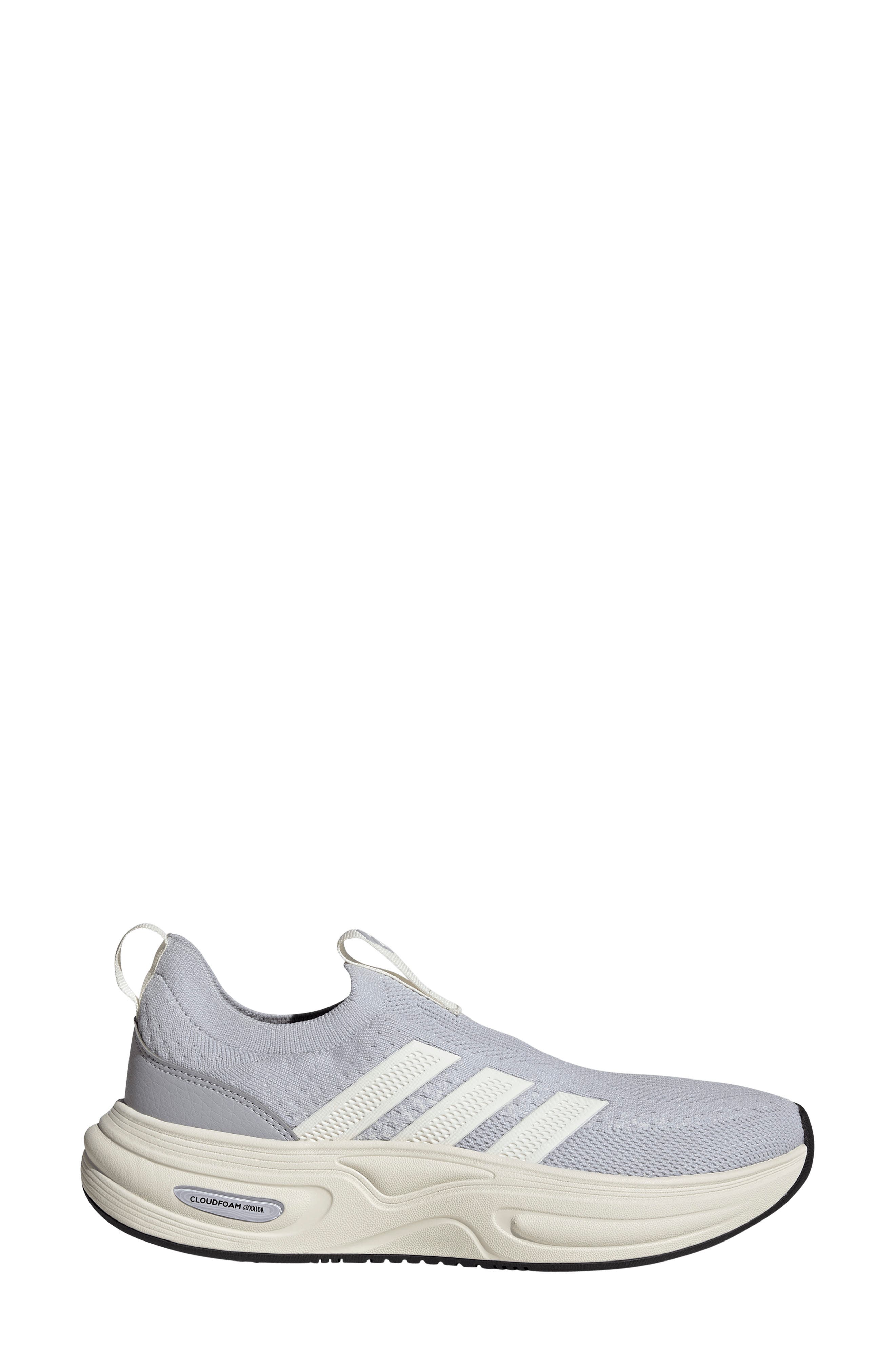 adidas Cloudfoam Cuxxion Slip-On Sneaker, Alternate, color, Dash Grey/ White/ Black