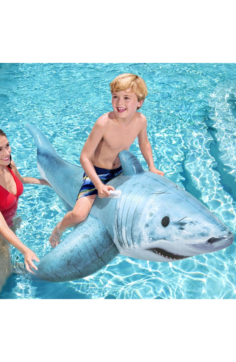 H2OGO! Realistic Shark Rideon, Alternate, color, Blue