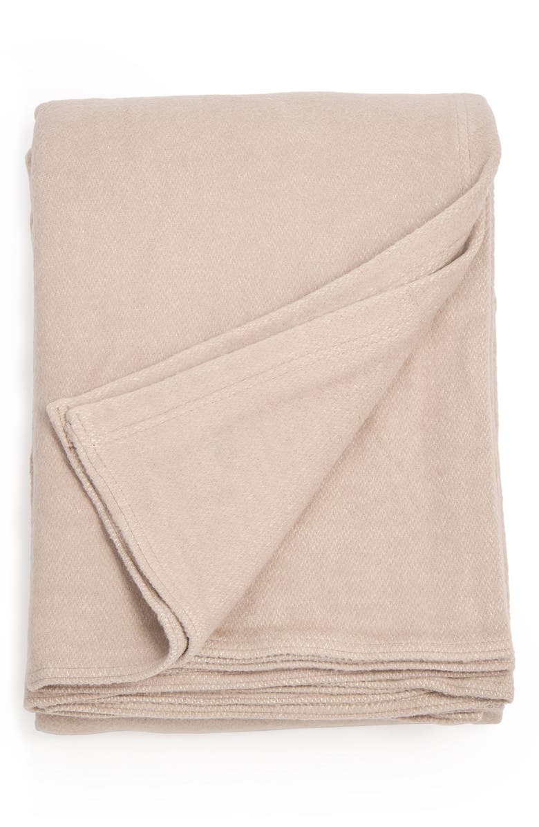 Pom Pom at Home Billie Blanket, Main, color, Taupe