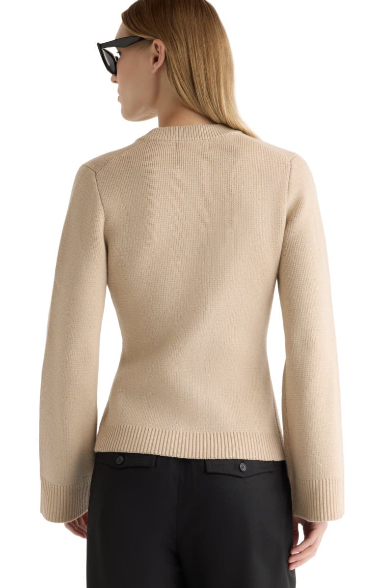 Modern Citizen Eames Cotton Wool Button Cardigan, Alternate, color, 