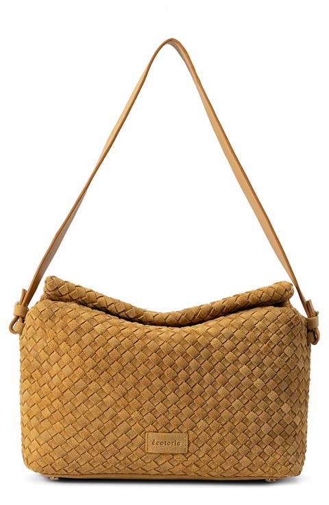 Miranda Woven Leather Shoulder Bag