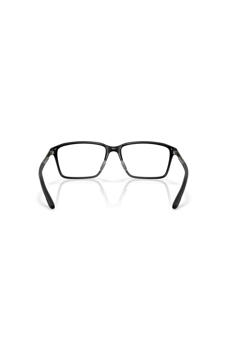 Costa 55mm Rectangle optical glasses, Alternate, color, Black