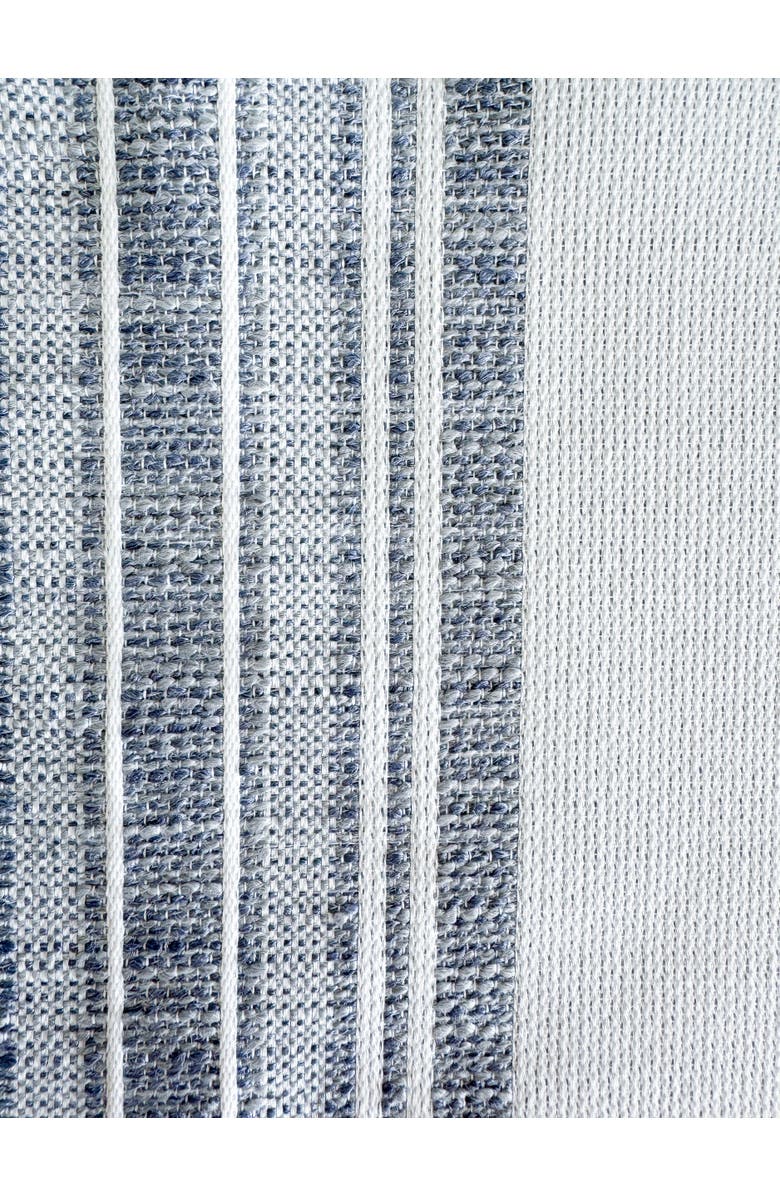 Anaya Beach Club White Stripe Indoor Outdoor Pillow, Alternate, color, White