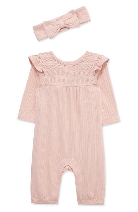 Ruffle Romper & Headband Set (Baby)