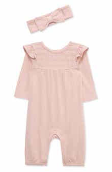 Little Me Ruffle Romper & Headband Set