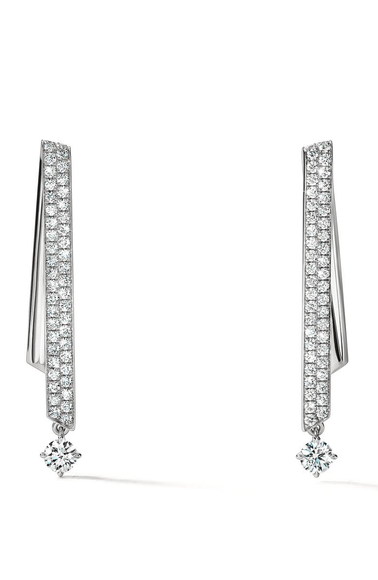 HEARTS ON FIRE INSIDE/OUT 18K Gold Diamond Stiletto Flip Petite Earrings, 0.85ct., Main, color,