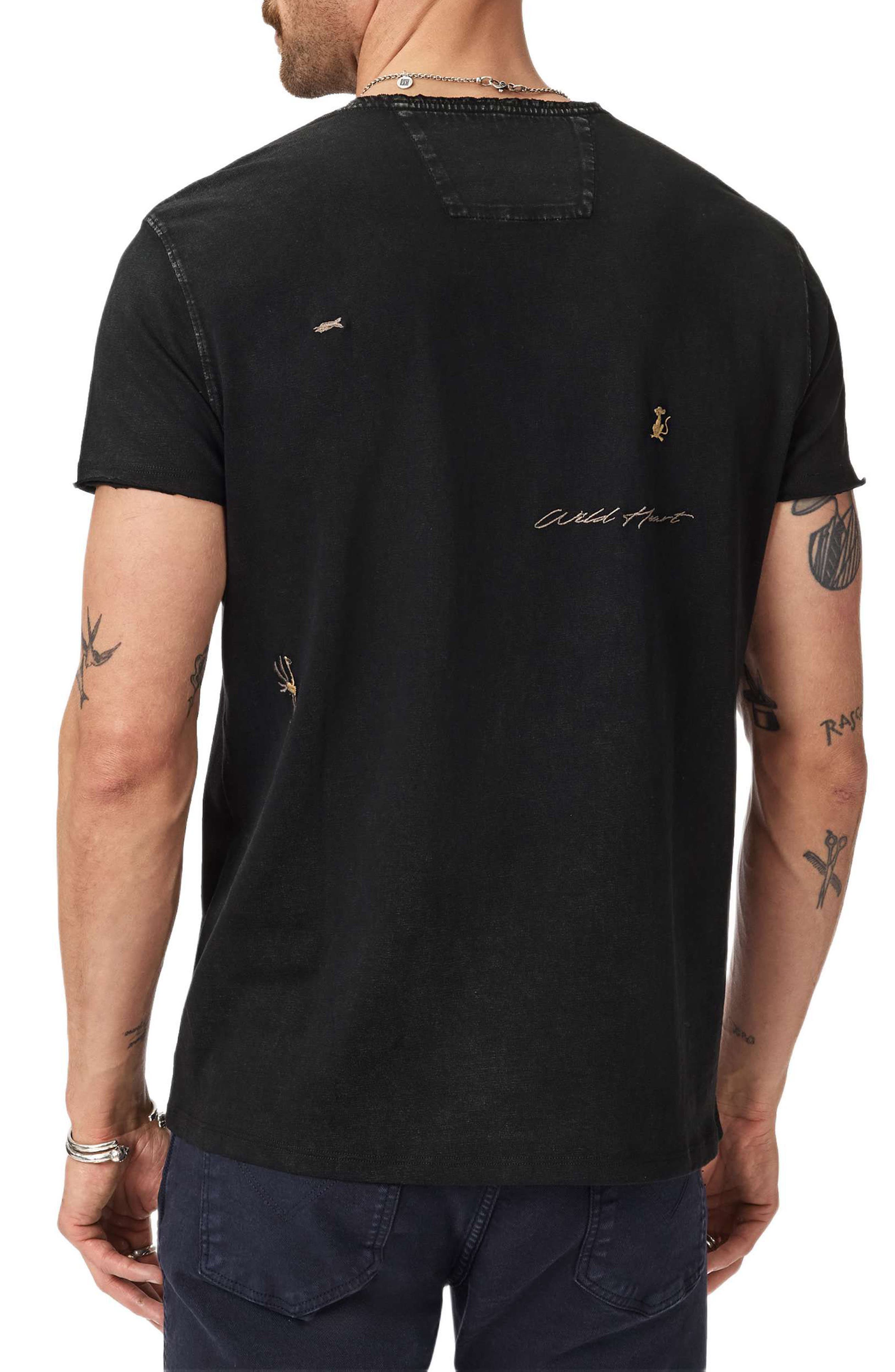 Wild Heart Raw Edge Graphic T-Shirt - image 2